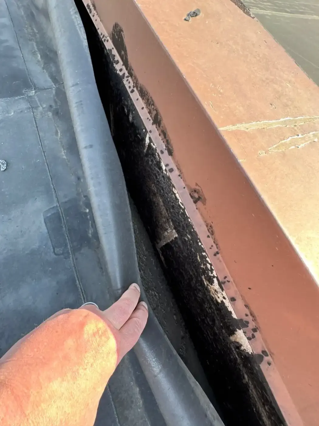 Tarping and dry-in on a Greensburg commercial roof