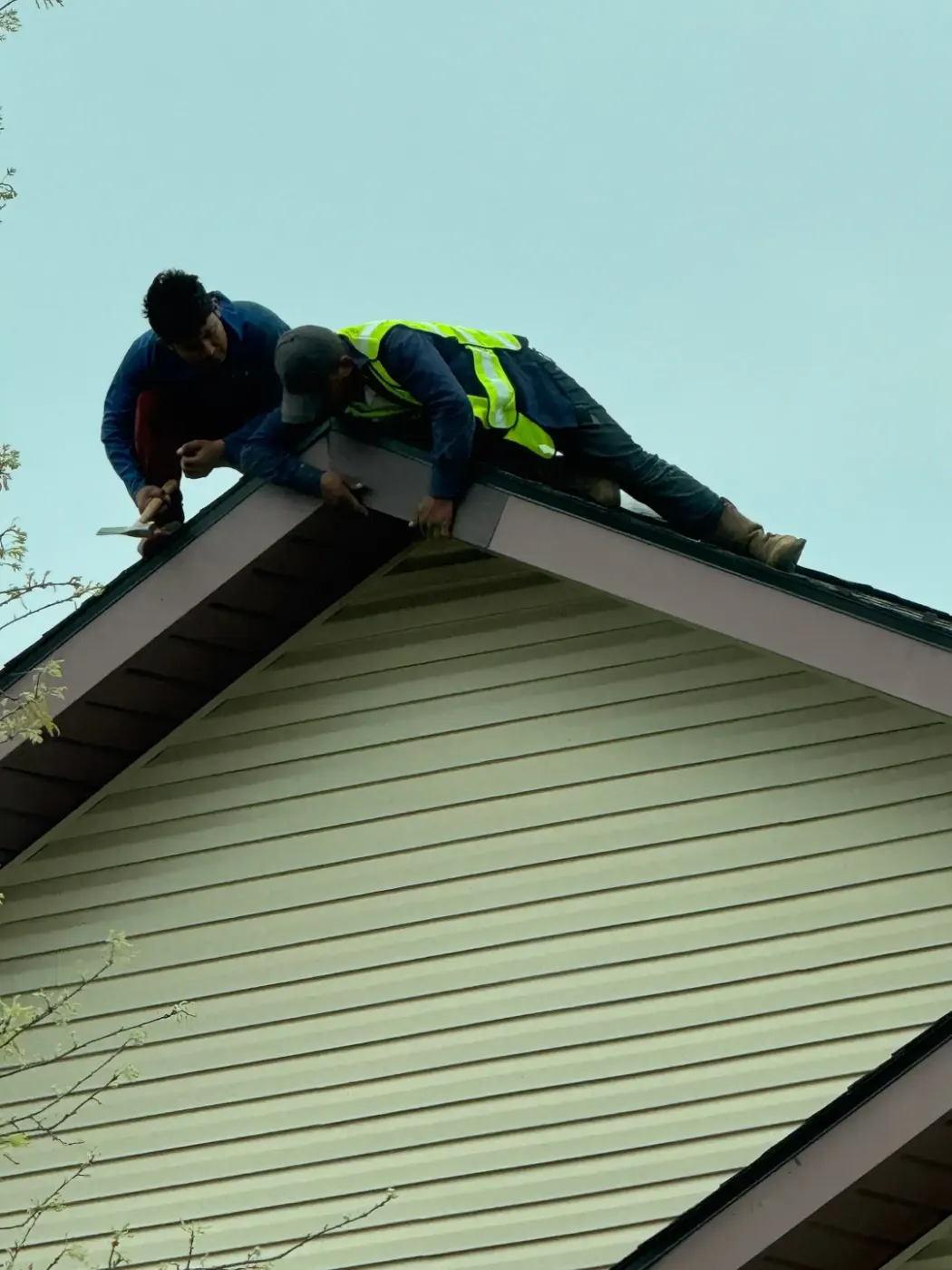 Commercial roof inspection documented in Greensburg